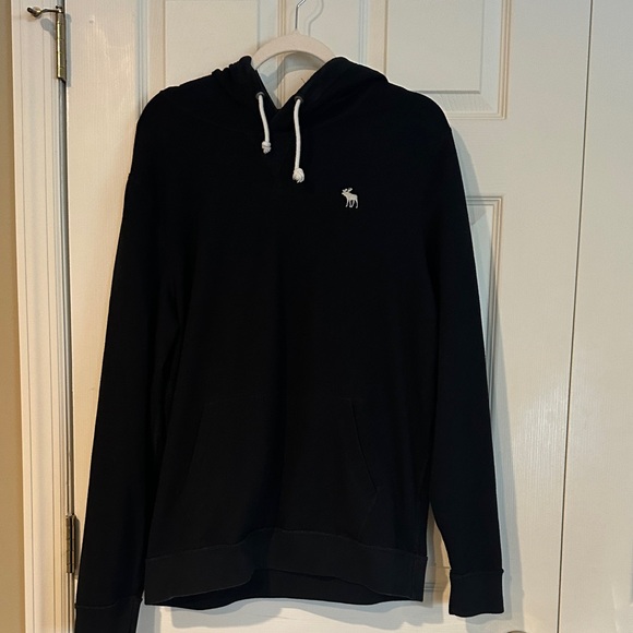 Abercrombie & Fitch Other - Abercrombie & Fitch Black Hoodie with Cream Accents